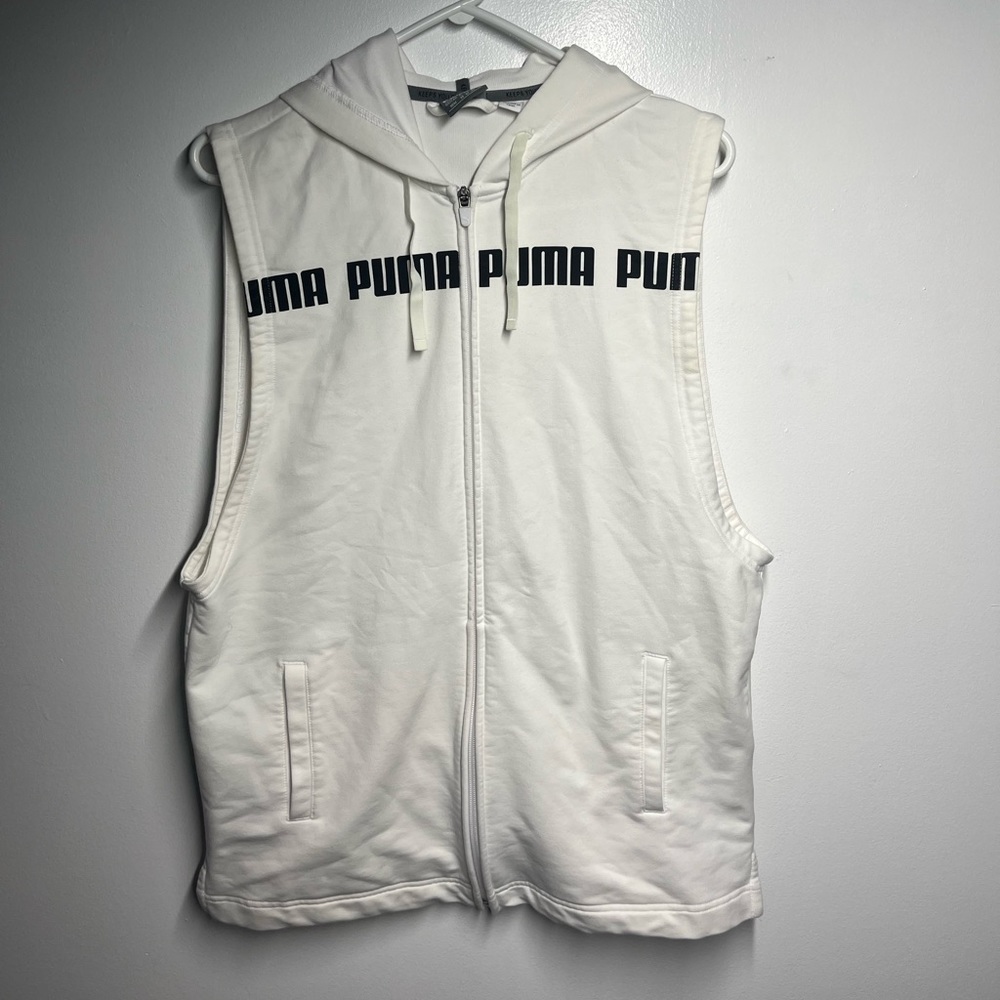 Puma zip up no sleeves